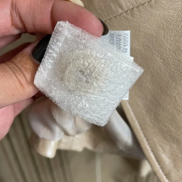 Worthington Cream Leather Jacket - Picture 11 of 11